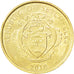 SEYCHELLES, 5 Cents, 2010, Pobjoy Mint, KM #47a, MS(63), Brass Plated Steel,...