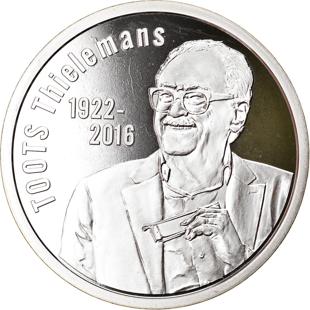 Belgio, 20 Euro, Toots Thielemans, 2017, FDC, Argento
