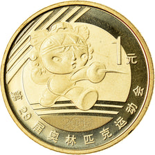 Coin, CHINA, PEOPLE'S REPUBLIC, Fencer, Yuan, 2008, MS(65-70), Brass, KM:1811