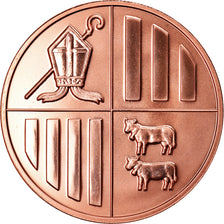 Munten, Andorra, Andorra Eagle, Centim, 2014, FDC, Koper