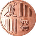 Munten, Andorra, Andorra Eagle, Centim, 2014, FDC, Koper