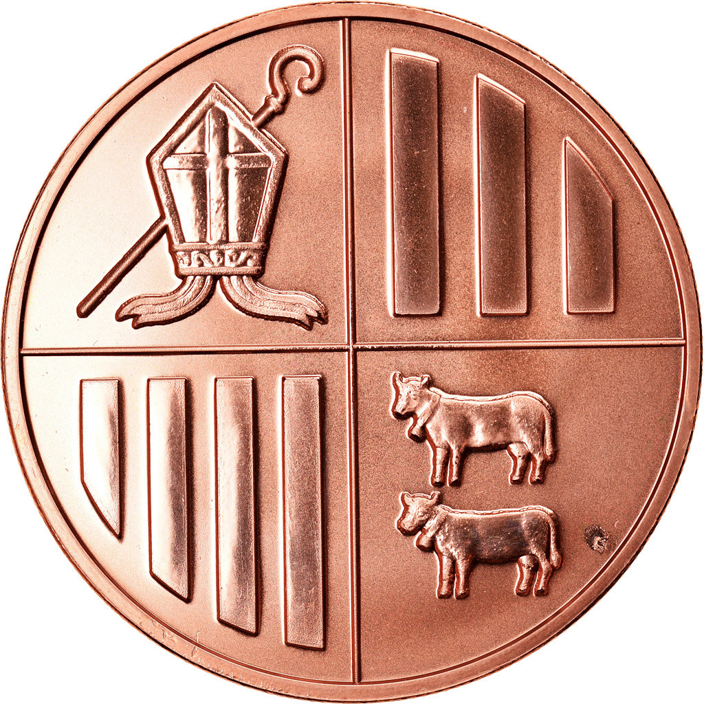 Moneda, Andorra, Andorra Eagle, Centim, 2014, FDC, Cobre