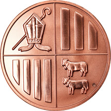 Moneda, Andorra, Andorra Eagle, Centim, 2014, FDC, Cobre