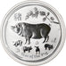 Coin, Canada, Year of the Pig, 50 Cents, 2019, 1/2 Oz, MS(65-70), Silver
