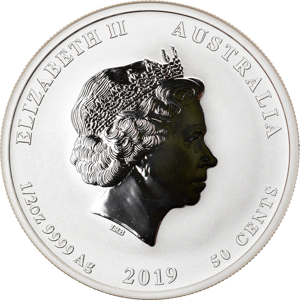 Coin, Canada, Year of the Pig, 50 Cents, 2019, 1/2 Oz, MS(65-70), Silver