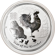 Munten, Canada, Year of the Rooster, 50 Cents, 2017, 1/2 Oz, FDC, Zilver