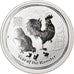 Munten, Canada, Year of the Rooster, 50 Cents, 2017, 1/2 Oz, FDC, Zilver