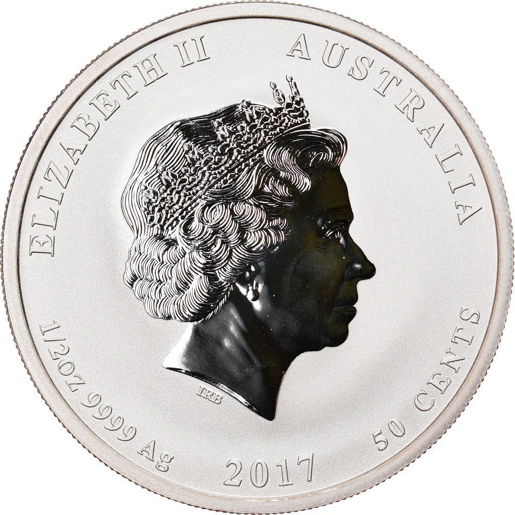 Munten, Canada, Year of the Rooster, 50 Cents, 2017, 1/2 Oz, FDC, Zilver