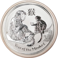 Münze, Kanada, Year of the Monkey, 50 Cents, 2016, 1/2 Oz, STGL, Silber