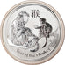 Münze, Kanada, Year of the Monkey, 50 Cents, 2016, 1/2 Oz, STGL, Silber