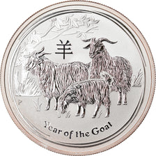 Coin, Canada, Year of the Goat, 50 Cents, 2015, 1/2 Oz, MS(65-70), Silver