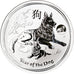 Moeda, Austrália, Year of the Dog, 1 Dollar, 2018, 1 Oz, MS(65-70), Prata