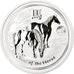 Münze, Australien, Year of the Horse, 1 Dollar, 2014, 1 Oz, STGL, Silber