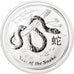 Moneta, Australia, Year of the Snake, 1 Dollar, 2013, 1 Oz, MS(65-70), Srebro
