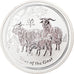 Münze, Australien, Year of the Goat, 1 Dollar, 2015, 1 Oz, STGL, Silber