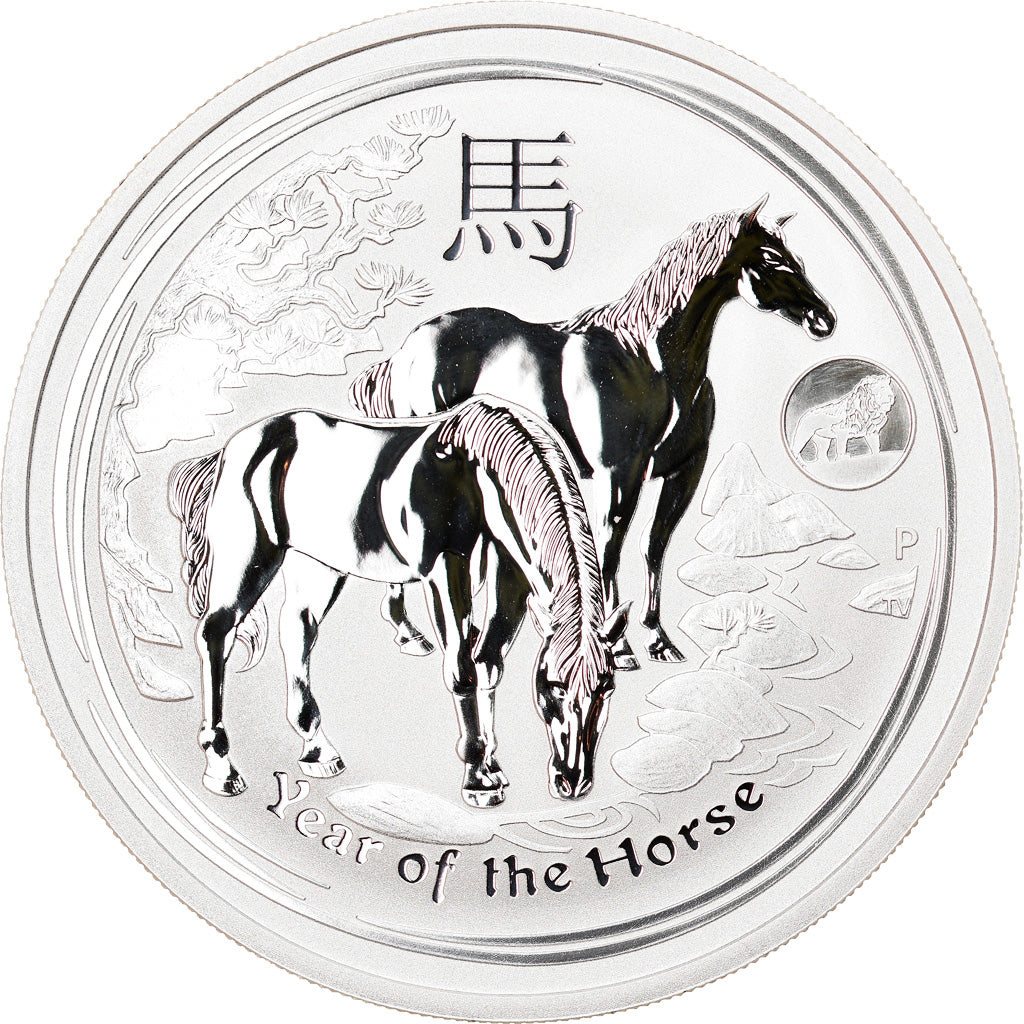 Monnaie, Australie, Année du Cheval, 1 Dollar, 2014, 1 Oz, FDC, Argent