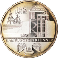 GERMANY - FEDERAL REPUBLIC, 10 Euro, 2011, Hamburg, MS(63), Copper-nickel