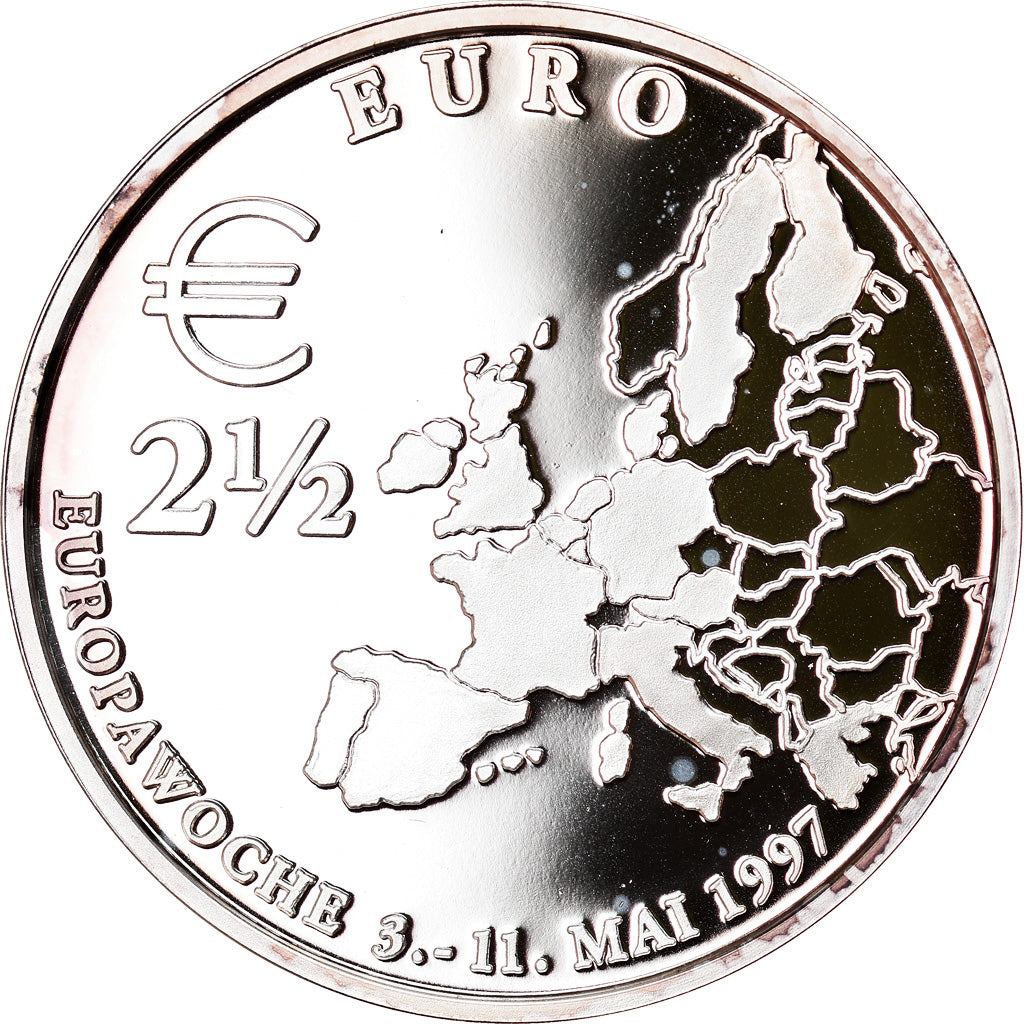 GERMANY - FEDERAL REPUBLIC, 2-1/2 Euro, 1997, Exonumia, MS(65-70), Silver