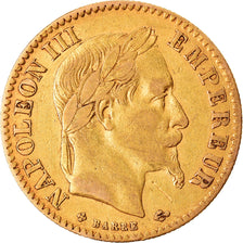 Münze, Frankreich, Napoleon III, 10 Francs, 1866, Strasbourg, SS, Gold