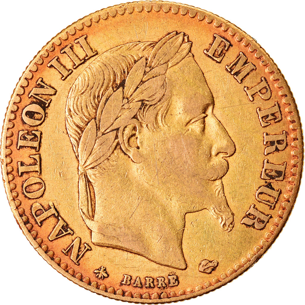 Monnaie, France, Napoleon III, 10 Francs, 1862, Paris, TTB, Or, Gadoury:1015