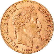 Moneta, Francja, Napoleon III, 10 Francs, 1862, Paris, AU(50-53), Złoto