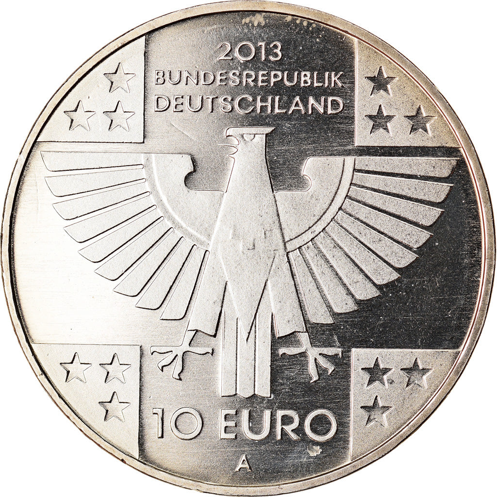 GERMANY - FEDERAL REPUBLIC, 10 Euro, 2013, Berlin, MS(63), Cupro-nickel