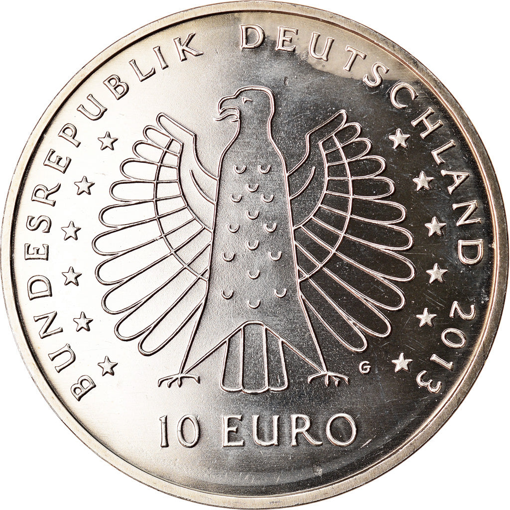 République fédérale allemande, 10 Euro, 2013, Karlsruhe, SPL+, Cupro-nickel