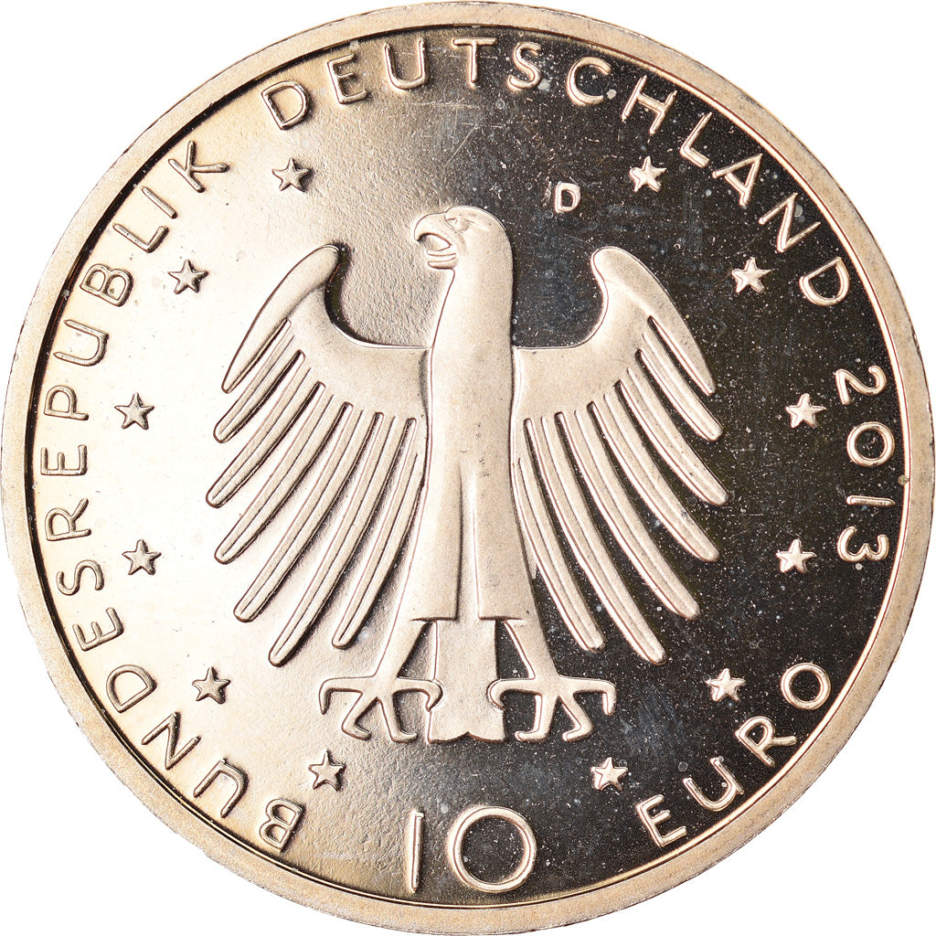 GERMANY - FEDERAL REPUBLIC, 10 Euro, 2013, Munich, MS(64), Cupro-nickel