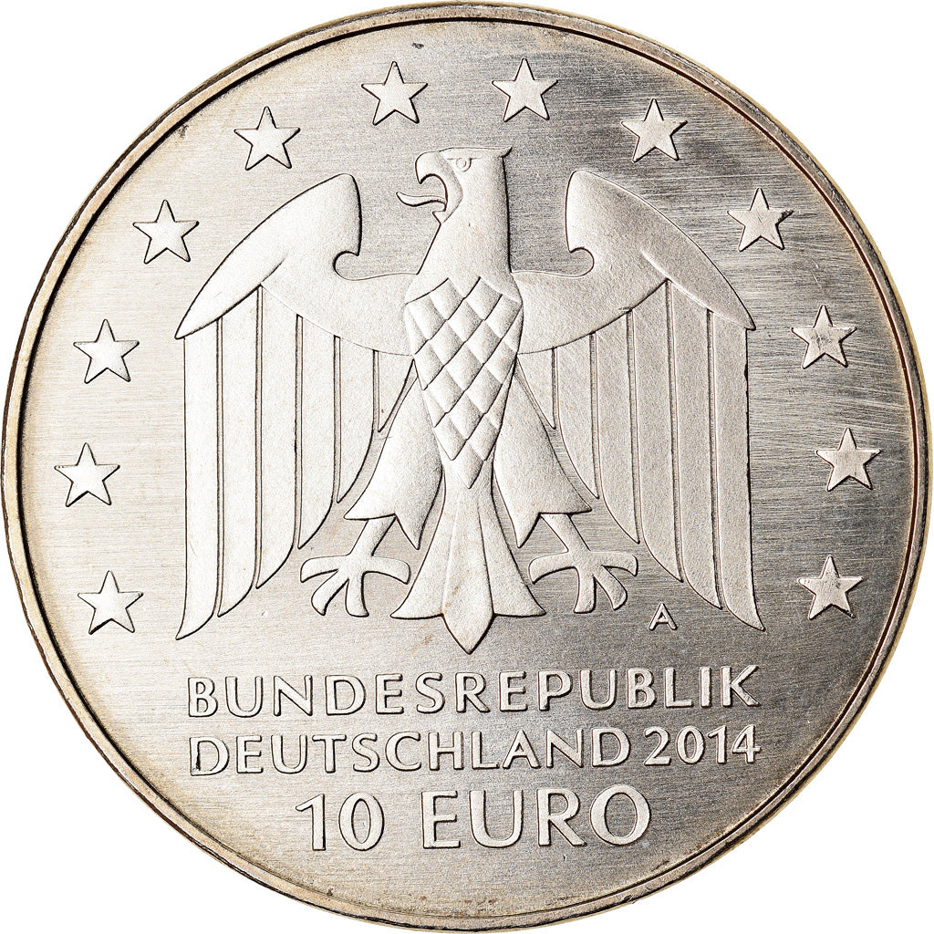 GERMANY - FEDERAL REPUBLIC, 10 Euro, 2014, Berlin, MS(64), Cupro-nickel