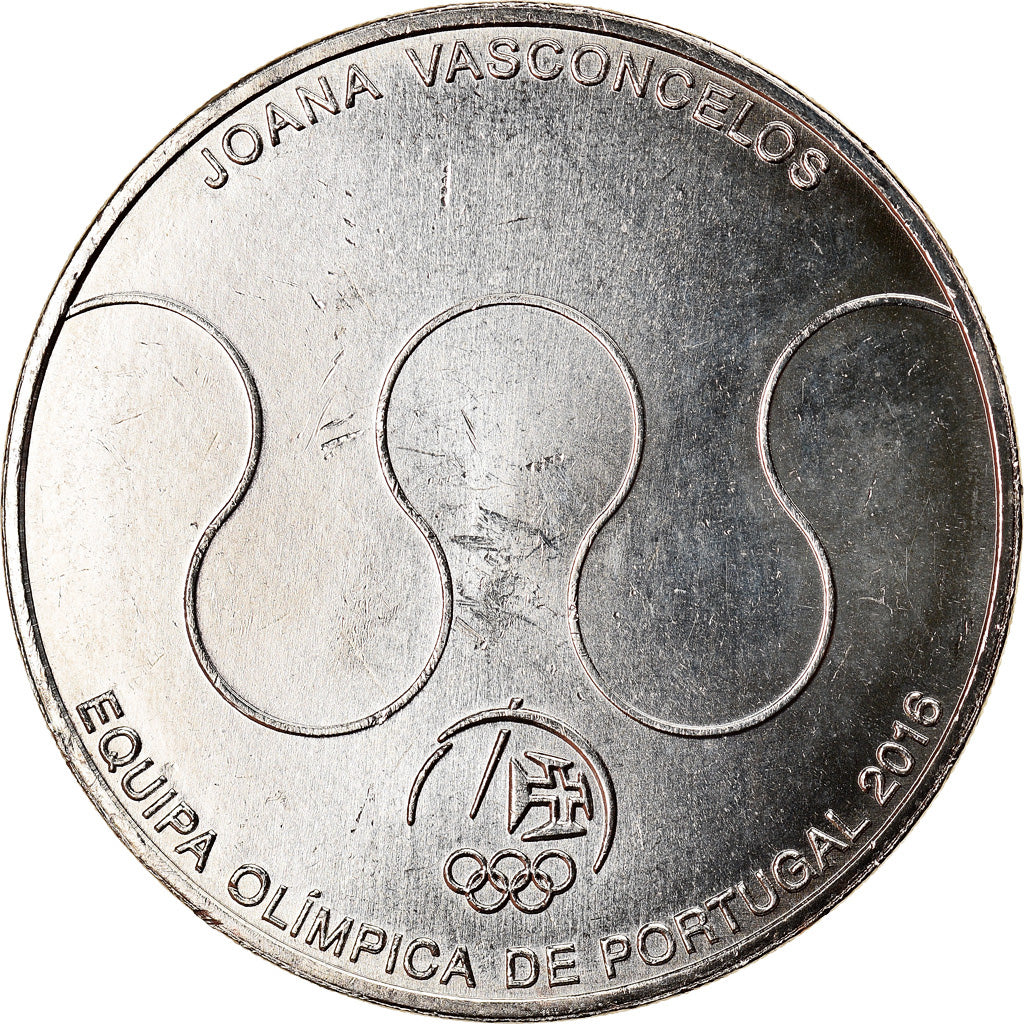 Portugal, Rio 2016 Olympic Games, 2-1/2 Euro, 2015, MS(63), Miedź-Nikiel