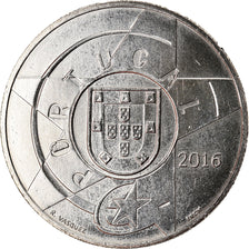 Portugal, 5 Euro, The Modernism - Almada Negreiros, 2016, MS(63), Copper-nickel