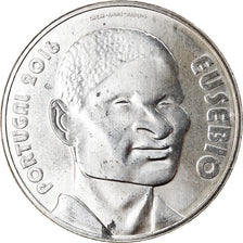 Portogallo, 7-1/2 Euro, Sport Heroes - Eusébio, 2016, SPL+, Argento