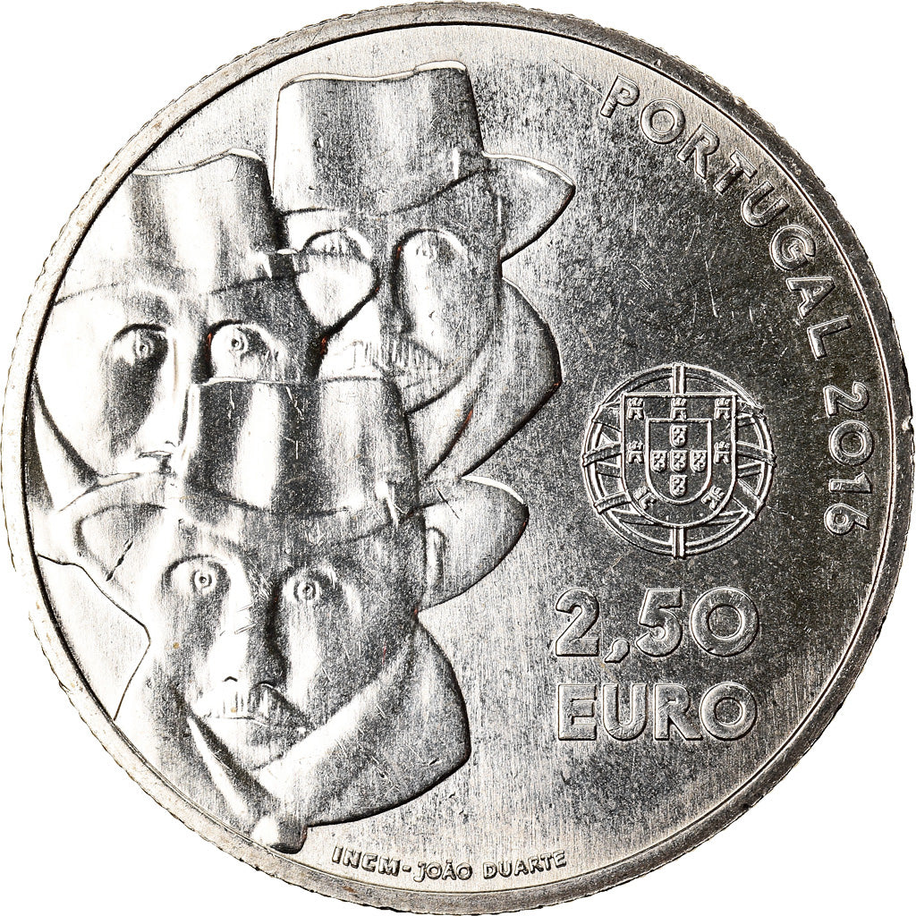 Portugal, 2-1/2 Euro, Cante Alentejano, 2016, SPL+, Copper-nickel