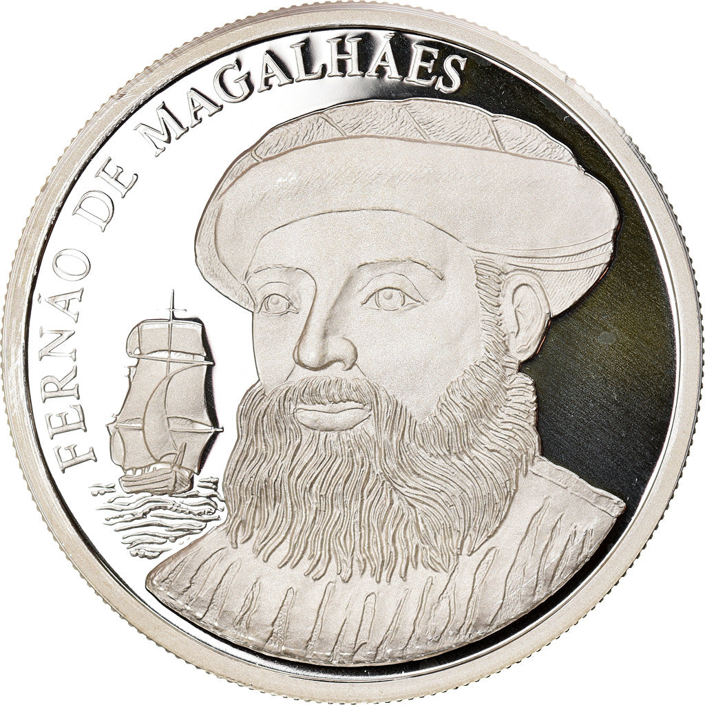 Moneta, Portogallo, Ferdinand Magellan, Ecu, 1994, FDC, Argento