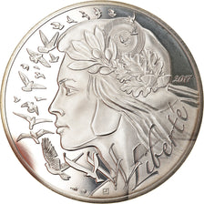 Coin, France, Monnaie de Paris, 100 Euro, Marianne, 2017, MS(65-70), Silver
