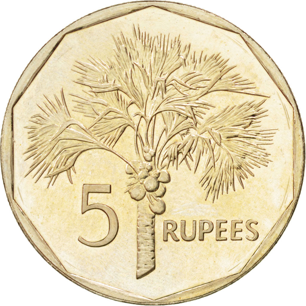 SEYCHELLES, 5 Rupees, 2007, British Royal Mint, KM #51.2, MS(63),...