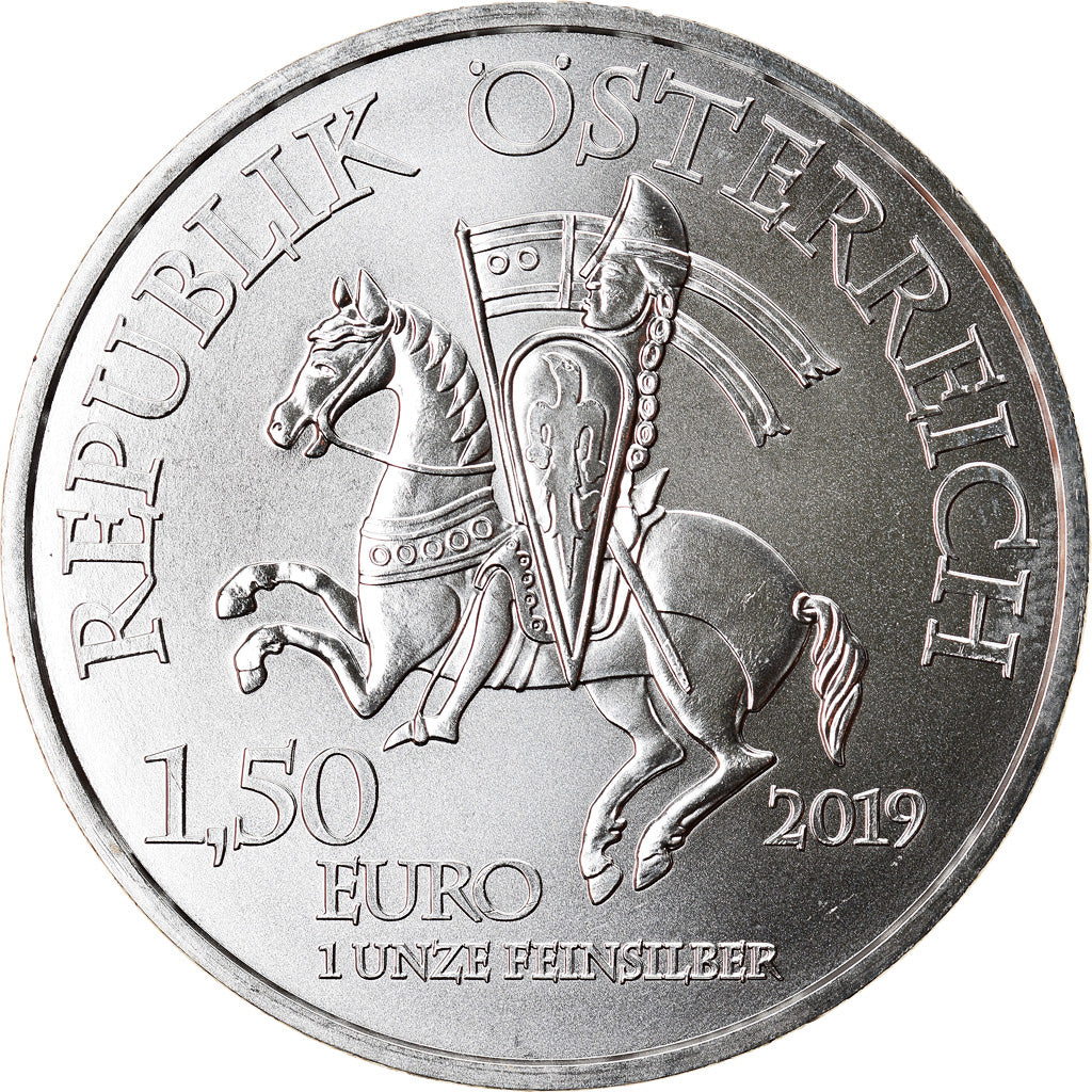 Autriche, 1-1/2 Euro, Wiener Neustadt, 2019, 1 Oz, FDC, Argent