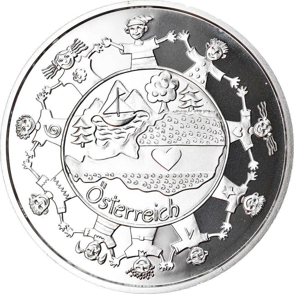 Austria, 10 Euro, Österreich, 2016, FDC, Argento
