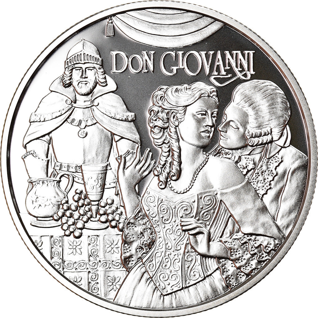 Áustria, 20 Euro, Mozart - Genius, 2016, Proof, MS(65-70), Prata