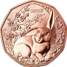 Áustria, 5 Euro, Easter coin 2018, 2018, MS(65-70), Cobre
