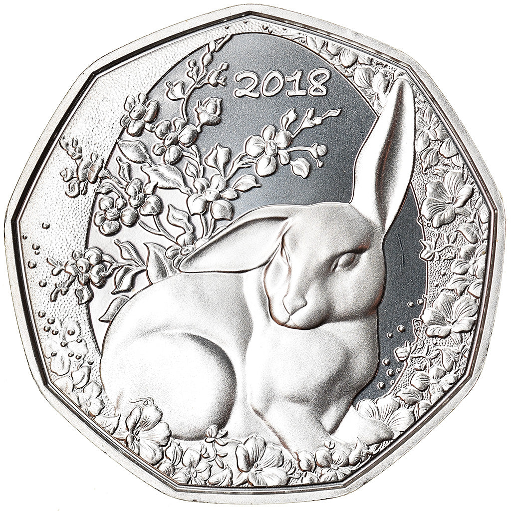 Autriche, 5 Euro, Easter coin 2018, 2018, FDC, Argent