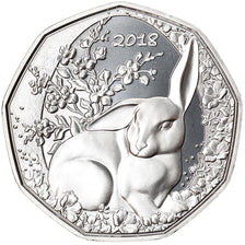 Autriche, 5 Euro, Easter coin 2018, 2018, FDC, Argent