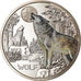 Österreich, 3 Euro, The Wolf, 2017, Colourized, STGL, Copper-nickel