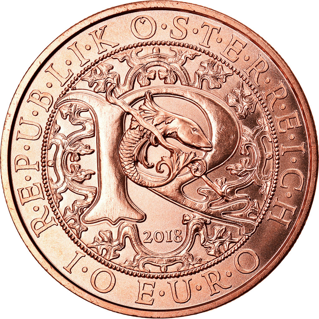 Austria, 10 Euro, Raphael - The Healing Angel, 2018, FDC, Rame