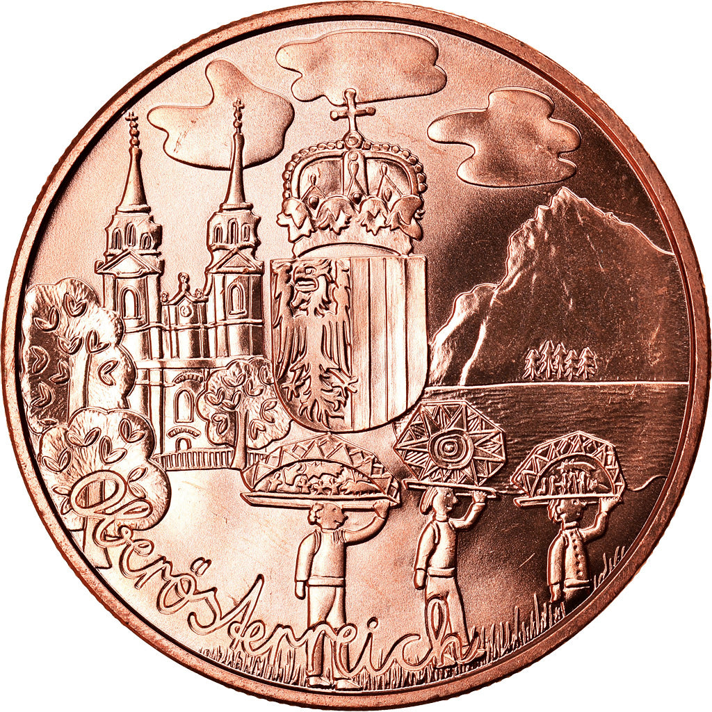 Austria, 10 Euro, Oberösterreich, 2016, FDC, Rame