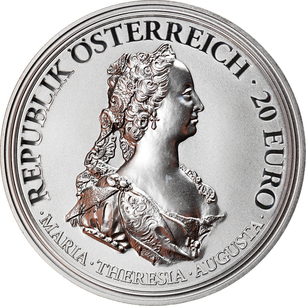 Autriche, 20 Euro, Birth of Empress Maria Theresa, 2017, FDC, Argent