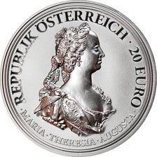 Autriche, 20 Euro, Birth of Empress Maria Theresa, 2017, FDC, Argent