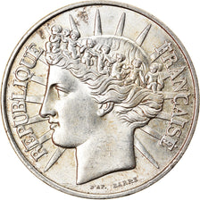Moneda, Francia, Fraternité, 100 Francs, 1988, MBC+, Plata, KM:966, Gadoury:903