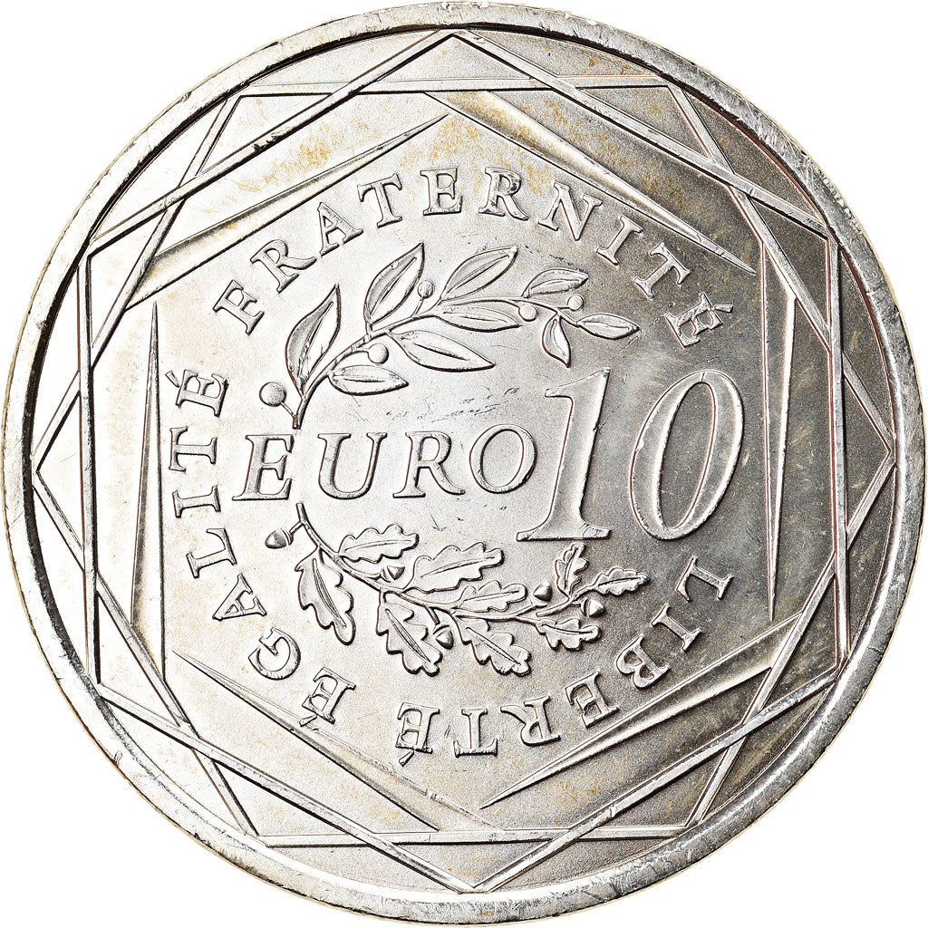 France, 10 Euro, Semeuse, 2009, MS(60-62), Silver, Gadoury:EU337, KM:1580