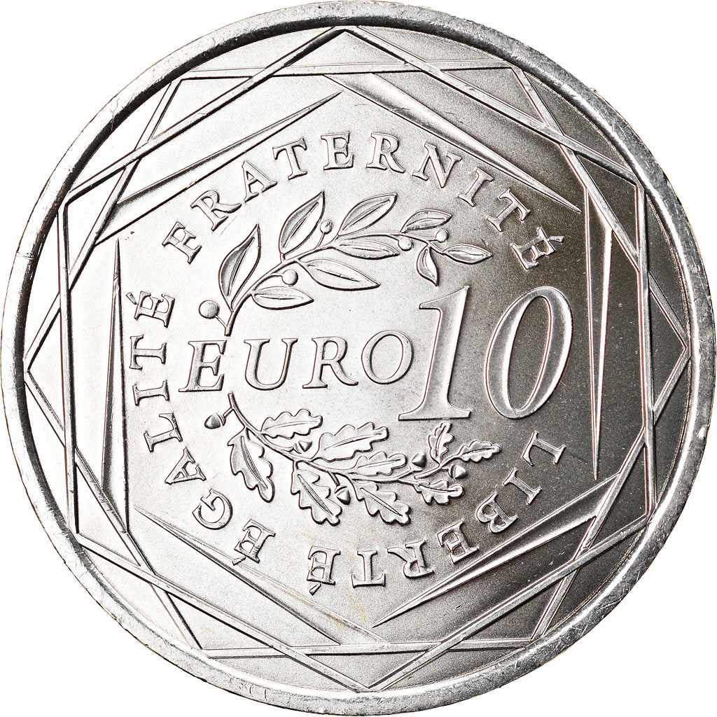 France, 10 Euro, Semeuse, 2009, FDC, Argent, Gadoury:EU337, KM:1580